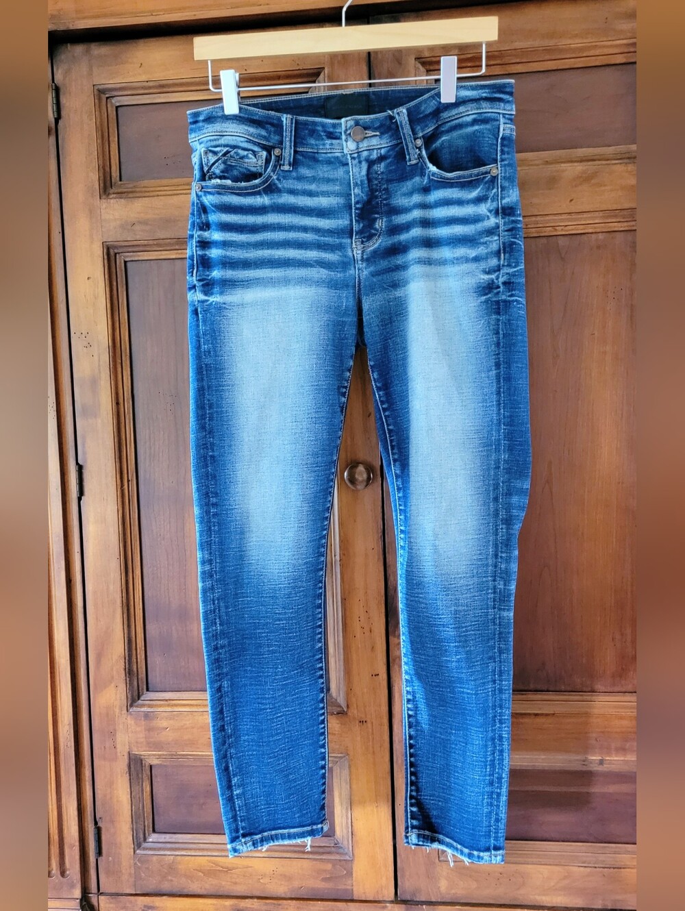 Buckle Black Skinny Jeans - Size 28